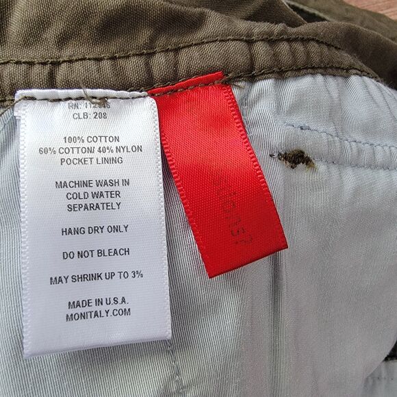 Monitaly VANCLOTH & SONS Mens Sz XL (40 x 31) Six Pocket Easy Pants Olive Army - Picture 11 of 13